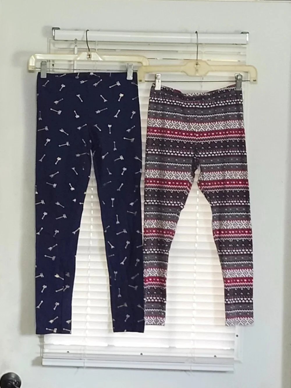 Faded Glory/Old Navy /moca  girls leggings size L  10-12 & 12